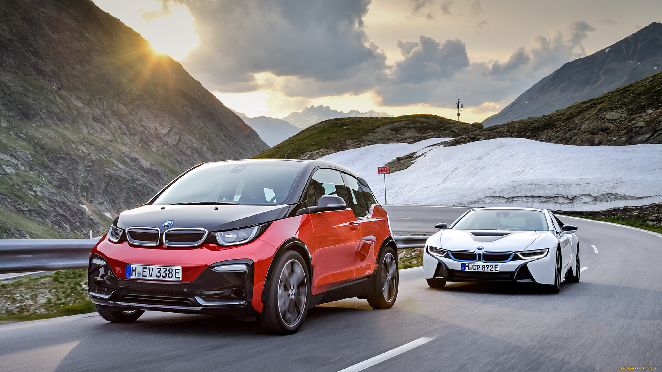 bmw i3s and i8 2018, , bmw, i3s, i8, 2018
